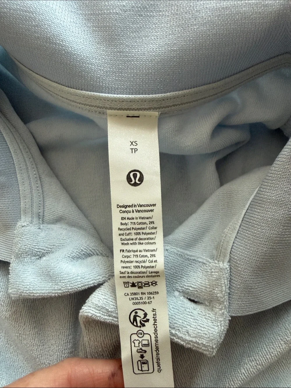 lululemon athletica light blue